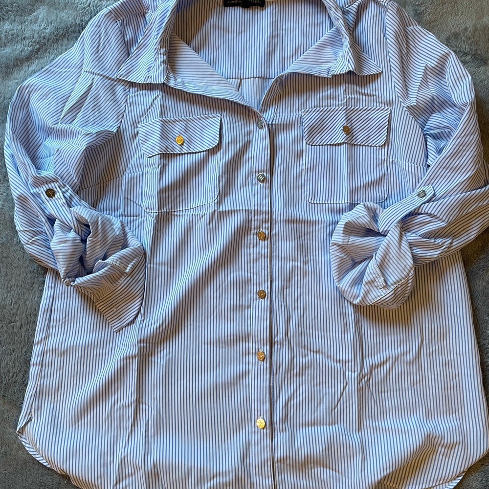 Oversized button up